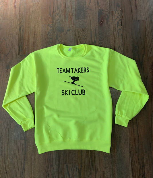 Neon Ski Club Crewneck Sweatshirt