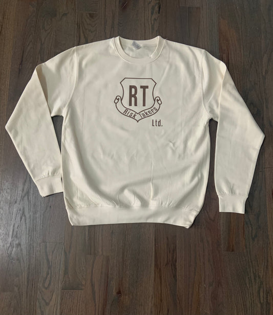 Cream Classic Crewneck Sweatshirt