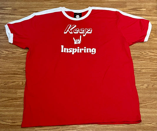 Keep Inspiring Unisex Ringer Tees