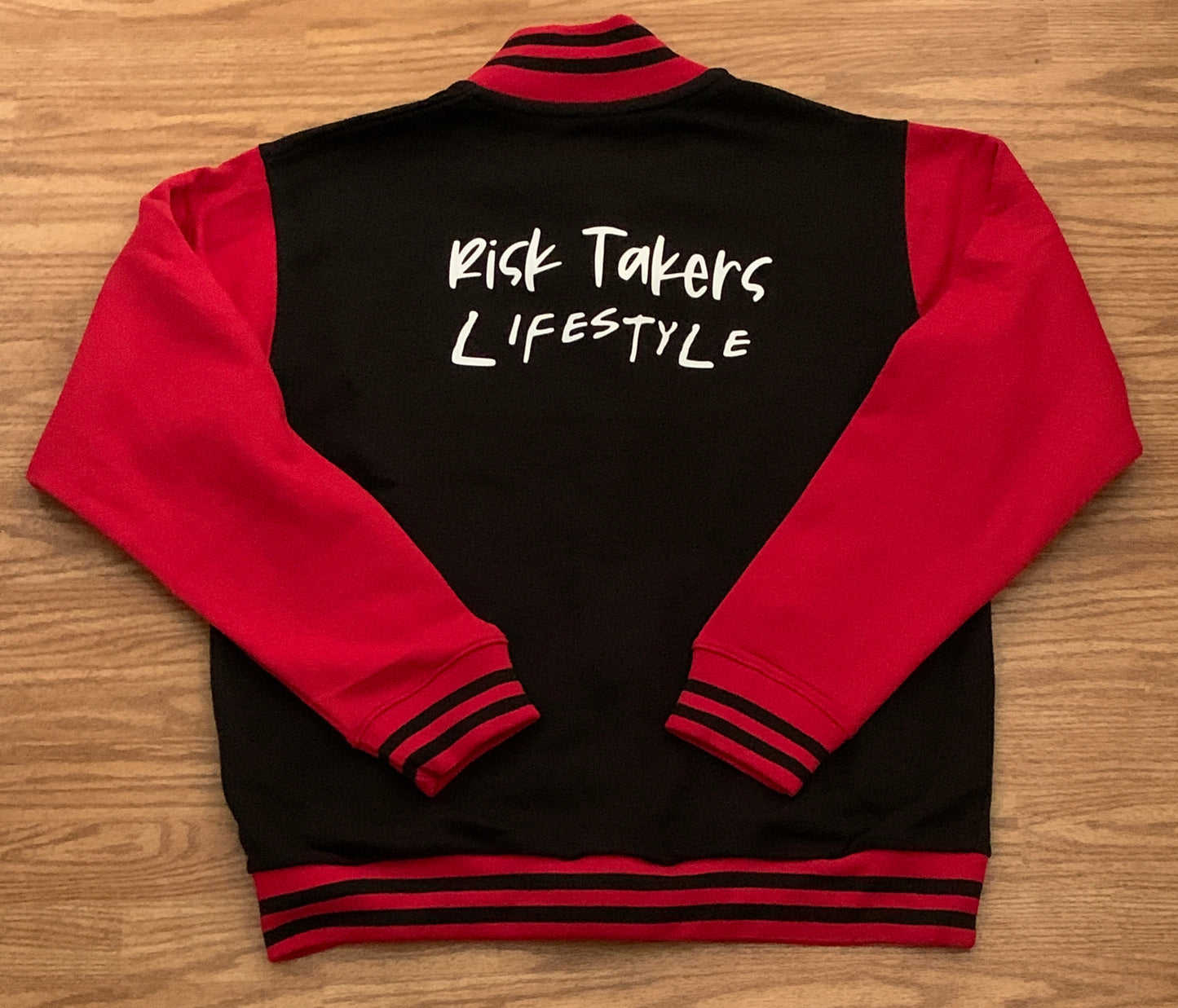 Black With Red Unisex Varsity RT Sweatsuit (Customs To Add Name Also Available Like Shown Above)