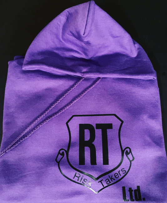Purple With Black RT Logo Hoodie