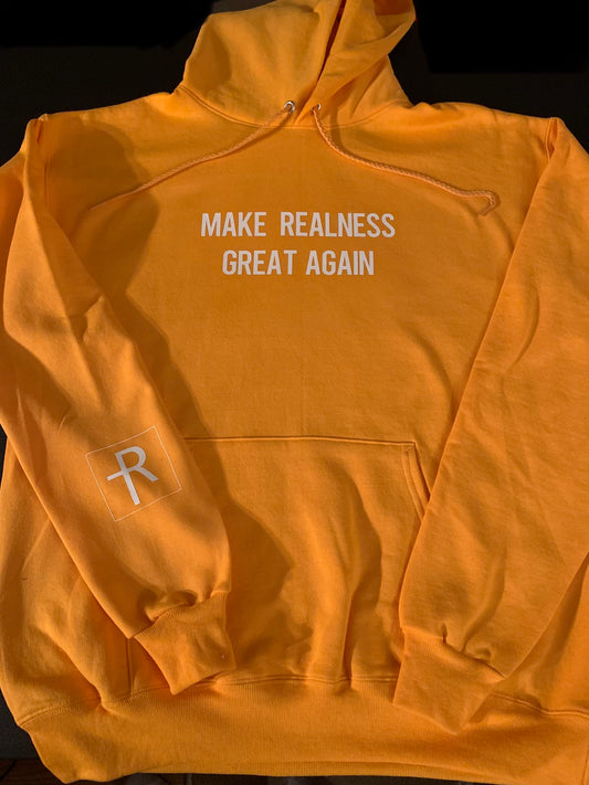 Gold And White Make Realness Great Again Hoody