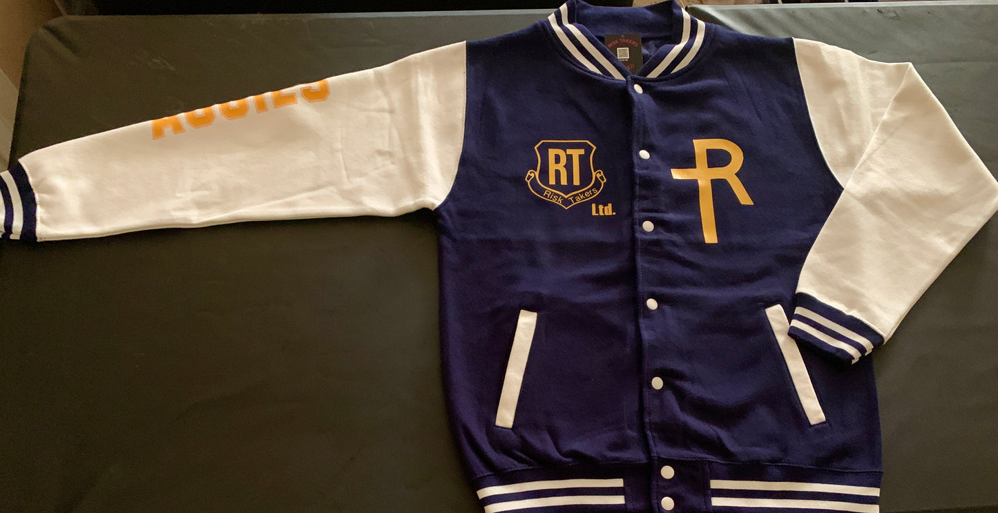 Navy x White x Gold NC A&T Aggies Unisex Varsity Jacket