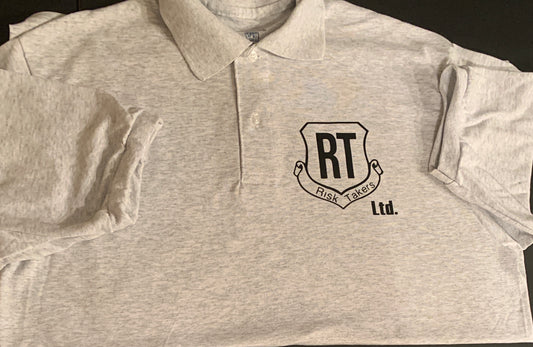 Grey With Black Basic RT Polo