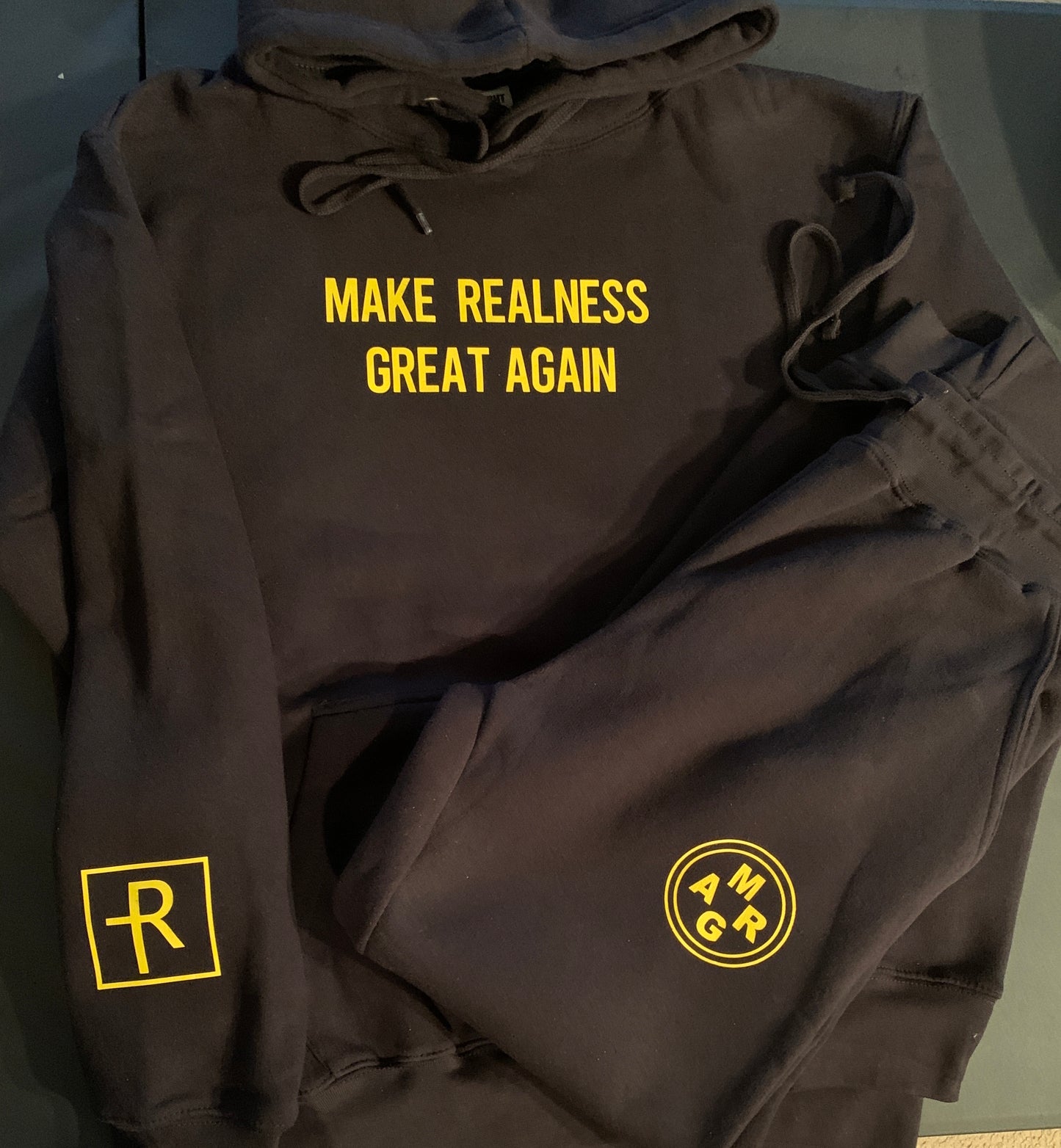 Black n Yellow MRGA Sweatsuit