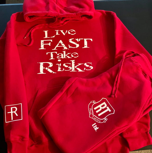 Red With White LFTR Sweatsuit