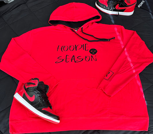 Red x Black x Black Strings Unisex Hoodie