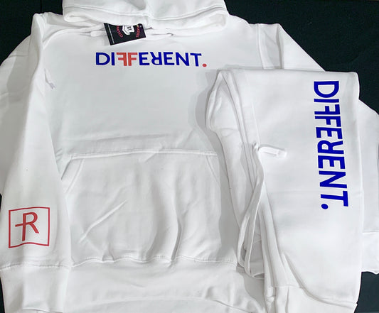 White Royal And Red Unisex Different Sweatsuit