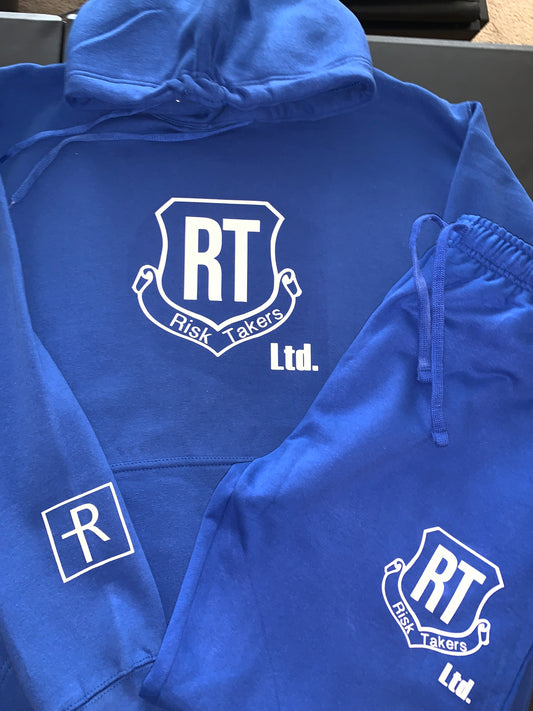 Royal Blue With Whit Logo Sweatsuit