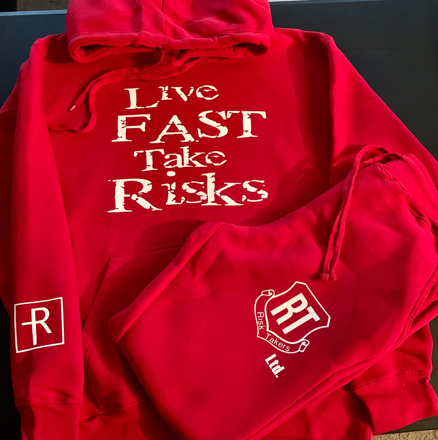Red With White LFTR Sweatsuit